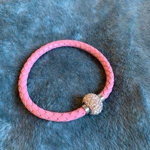 French Braid Shamballa Magnetic Bangle Bracelet